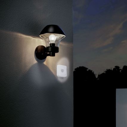 Eglo - Vanjski senzor pokreta i sumraka CONNECT SENSOR 12 m 3xAA bijeli IP44