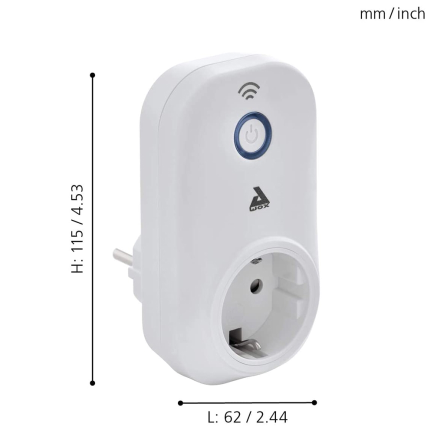 Eglo - Pametna utičnica Connect plug 2300W