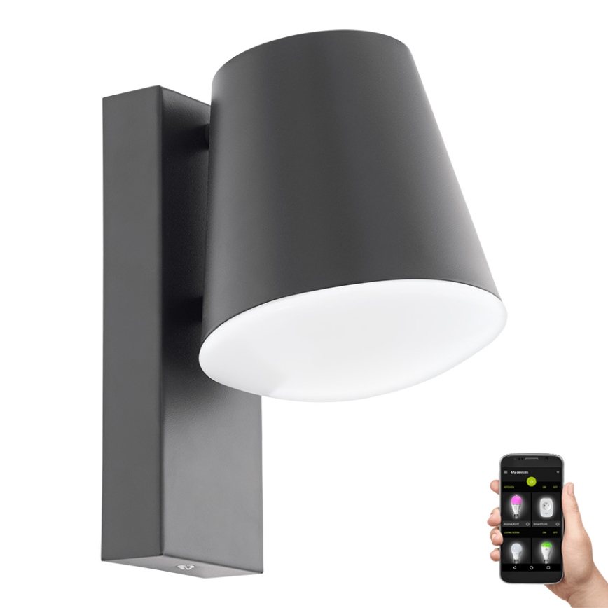 Eglo - LED Prigušiva vanjska zidna svjetiljka CALDIERO-C 1xE27/9W/230V IP44