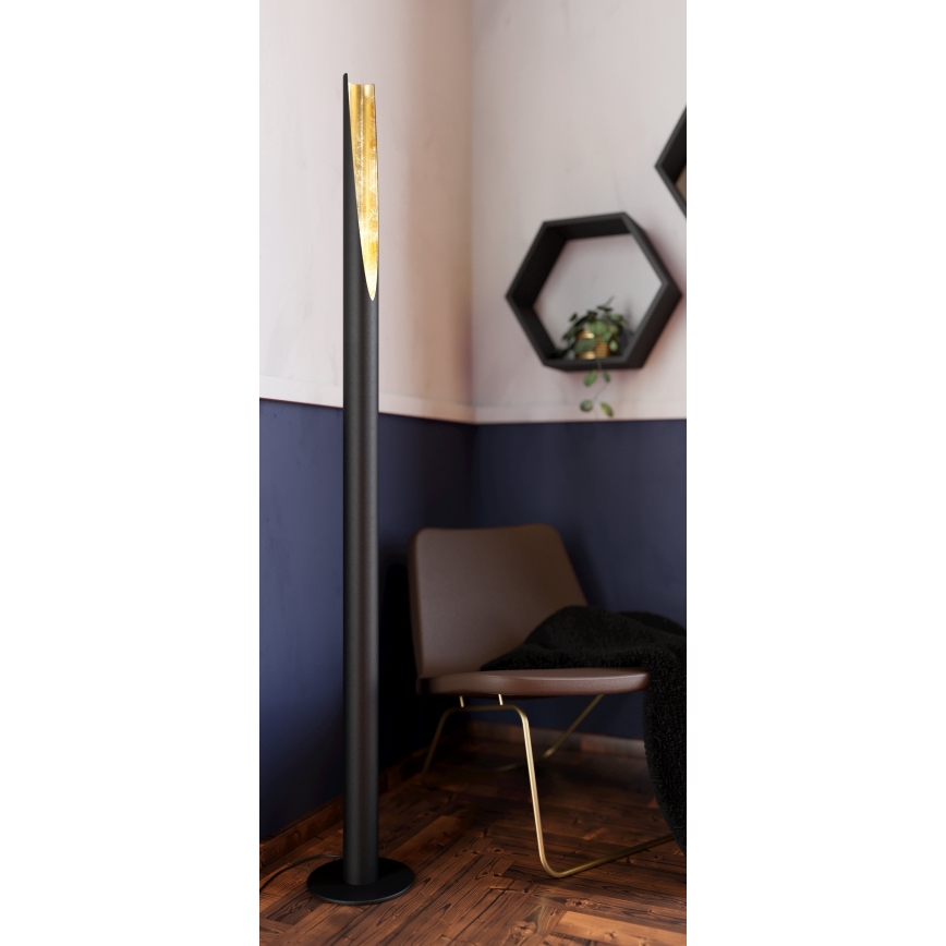 Eglo - LED Podna lampa 1xGU10/4,5W/230V crna