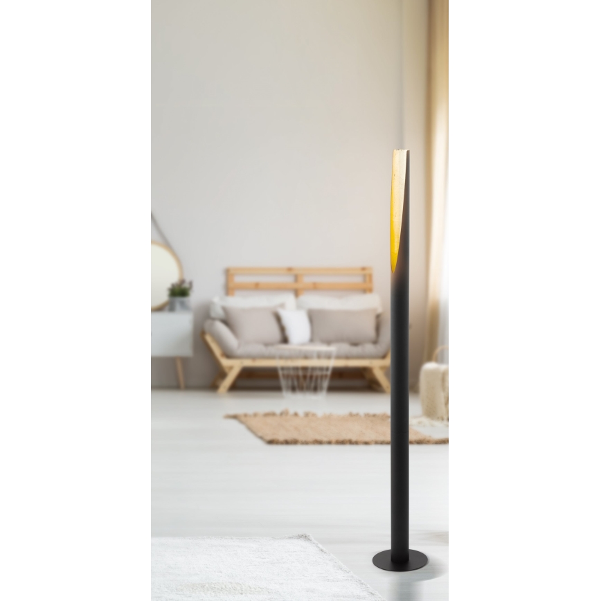 Eglo - LED Podna lampa 1xGU10/4,5W/230V crna
