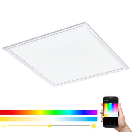 Eglo - LED RGB Prigušiva svjetiljka SALOBRENA-C 1xLED/24W/230V + daljinski upravljač