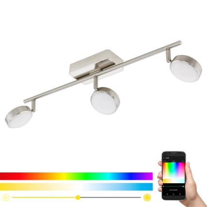 Eglo - LED RGB Ugradbena svjetiljka CORROPOLI-C 3xLED/5W/230V