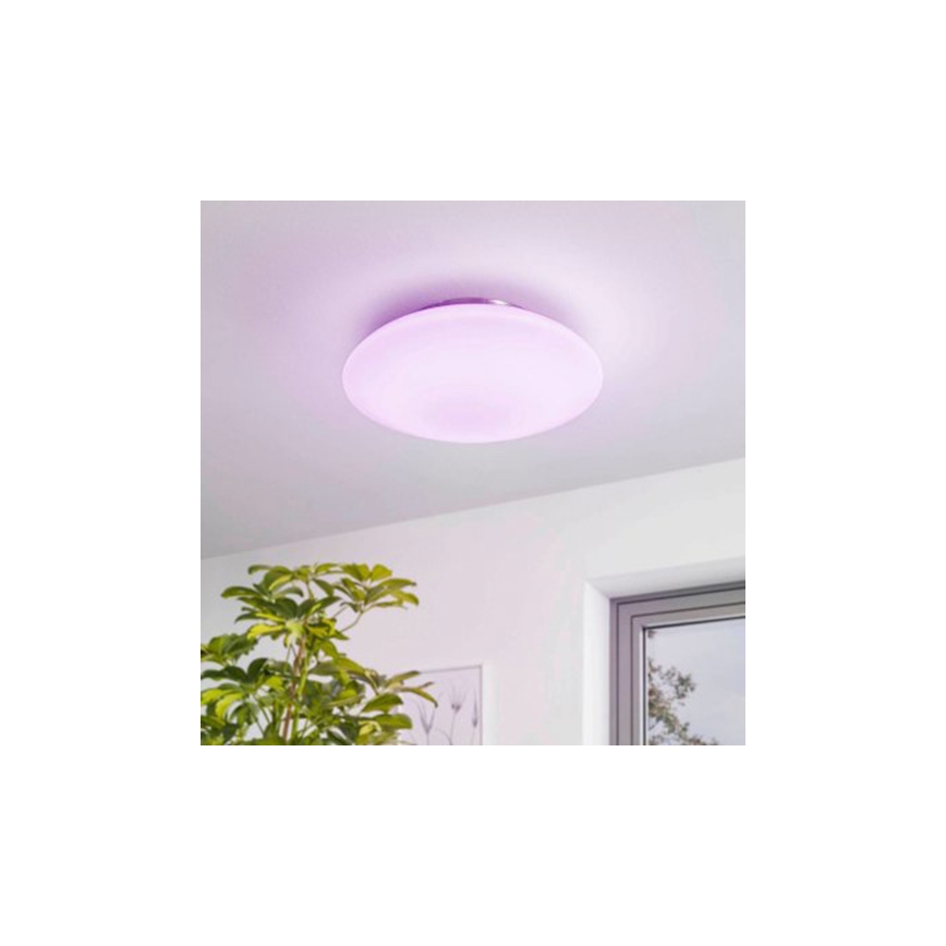 Eglo 97811 - LED RGB Prigušiva stropna svjetiljka FRATTINA-C 1xLED/27W/230V