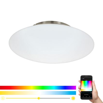 Eglo 97811 - LED RGB stropna svjetiljka FRATTINA-C 1xLED/27W/230V s mogućnošću prigušivanja