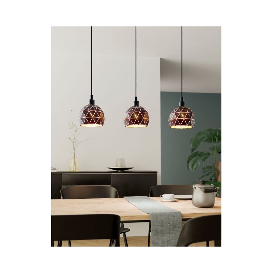 Eglo - Luster na sajli 3xE14/40W/230V
