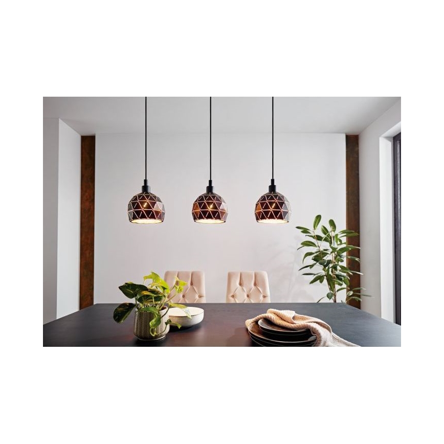 Eglo - Luster na sajli 3xE14/40W/230V