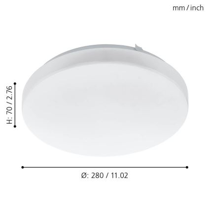 Eglo - LED Stropna svjetiljka LED/11,5W/230V