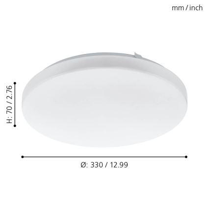 Eglo - LED Stropna svjetiljka LED/14,6W/230V