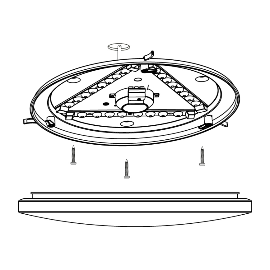 Eglo - LED Stropna svjetiljka LED/14,6W/230V