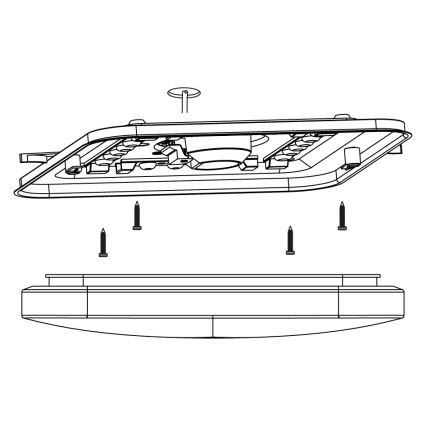 Eglo - LED Stropna svjetiljka LED/11,5W/230V