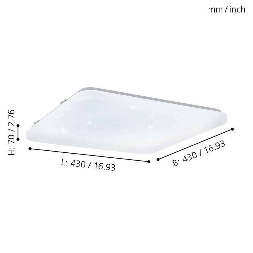 Eglo - LED Stropna svjetiljka LED/33,5W/230V