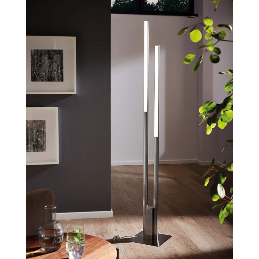 Eglo - LED RGB Prigušiva podna lampa FRAIOLI-C 2xLED/17W/230V