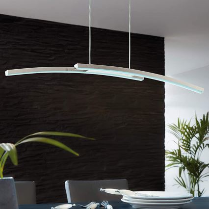 Eglo - LED RGB Dimmabilni luster na užetu FRAIOLI-C 2xLED/17W/230V