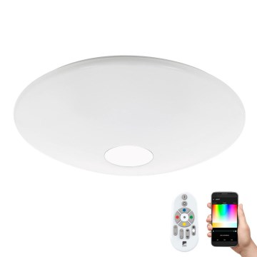 Eglo 97918 - LED RGB Prigušiva stropna svjetiljka TOTARI-C LED/34W/230V + daljinski upravljač