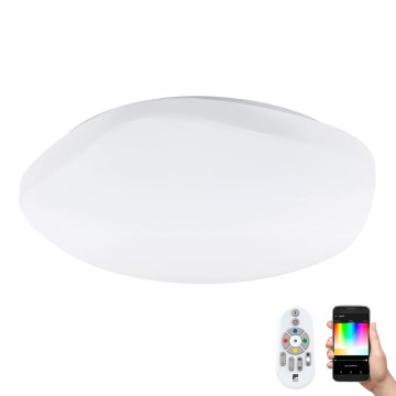Eglo 97921 - LED RGB prigušivo stropno svjetlo TOTARI-C LED/34W/230V + daljinski upravljač