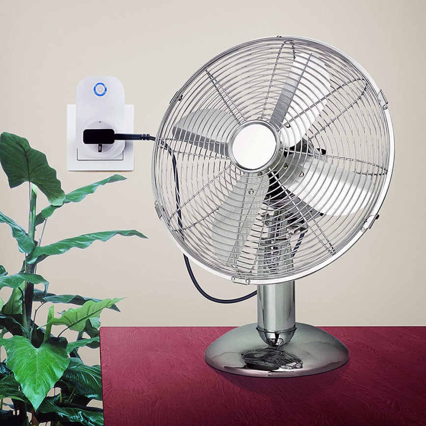 Eglo - Pametna utičnica Connect plug PLUS 2300W SCHUKO Bluetooth