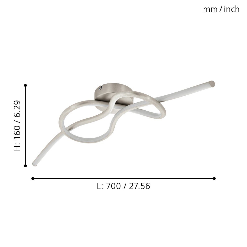Eglo - LED Nadgradni luster LED/13W/230V