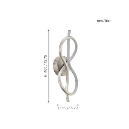 Eglo - LED Zidna svjetiljka LED/10W/230V