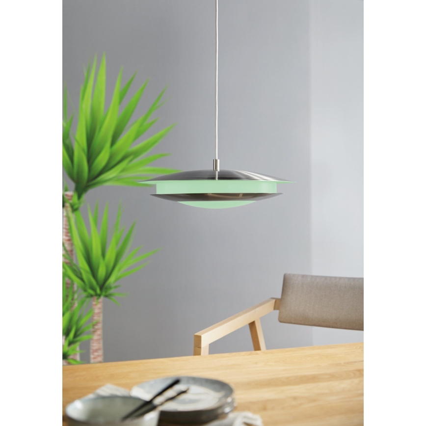 Eglo 98043 - LED RGBW Prigušivi luster na sajli MONEVA-C LED/18W/230V