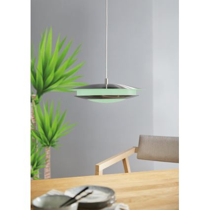 Eglo 98043 - LED RGBW prigušivački luster na užetu MONEVA-C LED/18W/230V