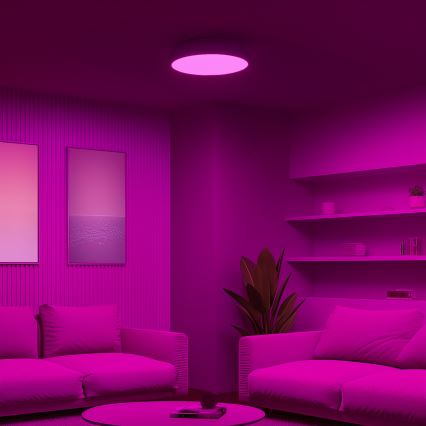 Eglo 98045 - LED RGB prigušivo stropno svjetlo RIODEVA-C LED/27W/230V