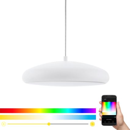 Eglo 98046 - LED RGB luster na sajli RIODEVA-C s mogućnošću prigušivanja LED/27W/230V