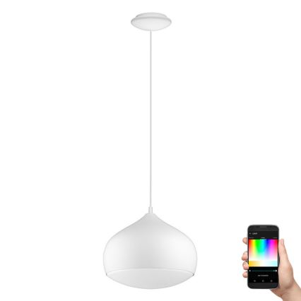 Eglo - LED RGBW Prigušivi luster na sajli COMBA-C LED/18W/230V Bluetooth