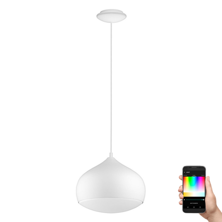 Eglo - LED RGBW Prigušivi luster na sajli COMBA-C LED/18W/230V Bluetooth