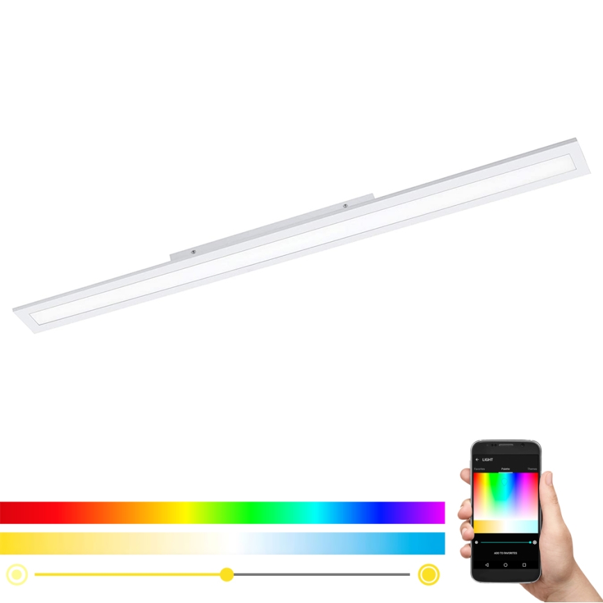 Eglo - LED RGBW Prigušivi panel SALOBRENA-C LED/34W/230V + daljinski upravljač
