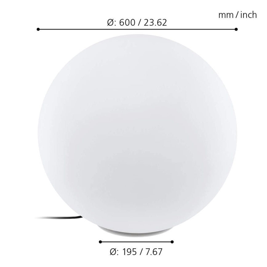 Eglo - LED RGBW Vanjska podna lampa MONTEROLO-C 1xLED/9W/230V IP65