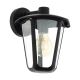 Eglo 98121 - Vanjska zidna svjetiljka MONREALE 1xE27/60W/230V IP44 crna