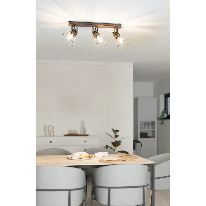 Eglo 98136 - Reflektorska svjetiljka SAMBATELLO 3xE27/40W/230V
