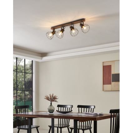 Eglo 98137 - Spot svjetiljka SAMBATELLO 4xE27/40W/230V