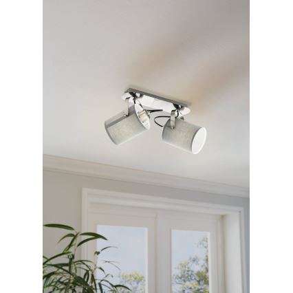 Eglo 98139 - Usmjeriva svjetiljka VILLABATE 2xE27/10W/230V