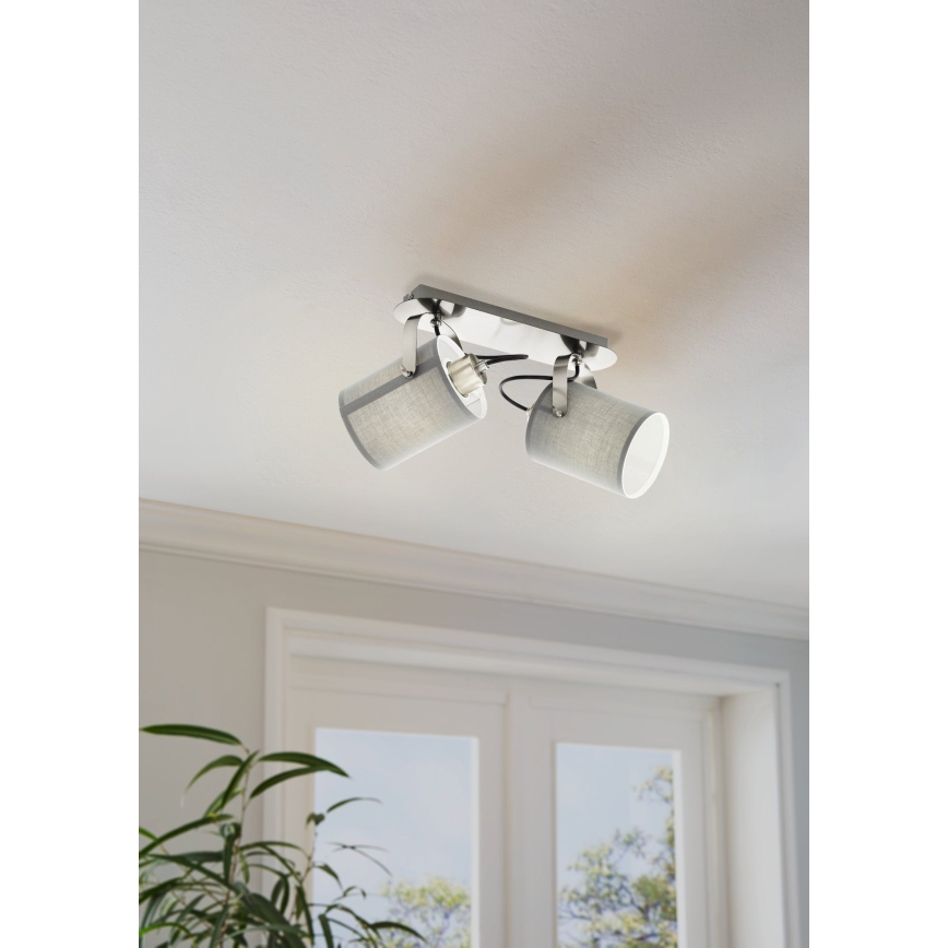 Eglo 98139 - Usmjeriva svjetiljka VILLABATE 2xE27/10W/230V