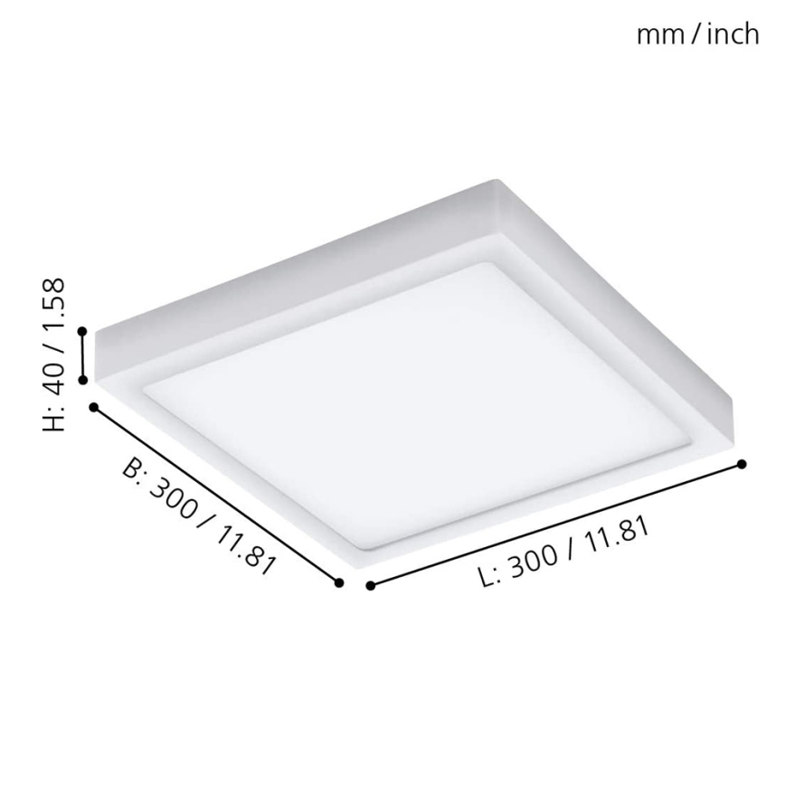 Eglo - LED Prigušiva vanjska svjetiljka ARGOLIS-C LED/22W/230V Bluetooth IP44