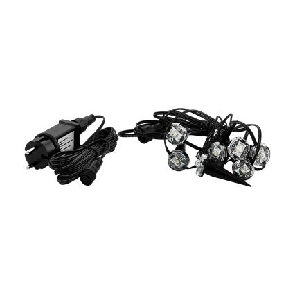 Eglo - LED vanjski dekorativni niz 9xLED 10m IP65 topla bijela