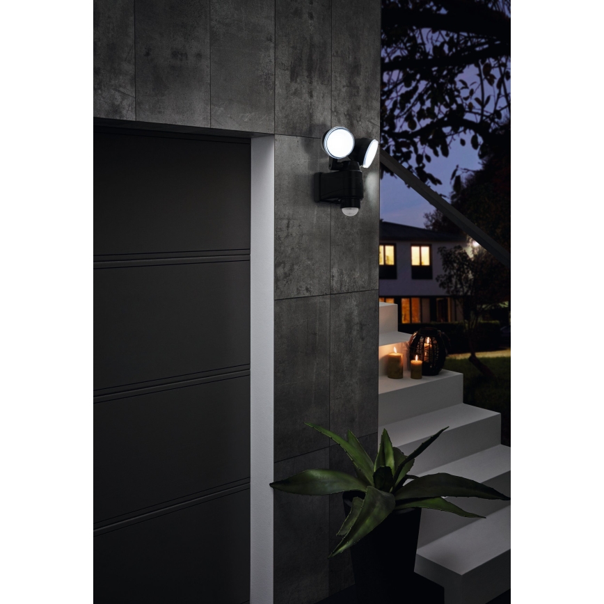 Eglo - LED Vanjska svjetiljka sa senzorom 2xLED/4W/4xLR1IP44