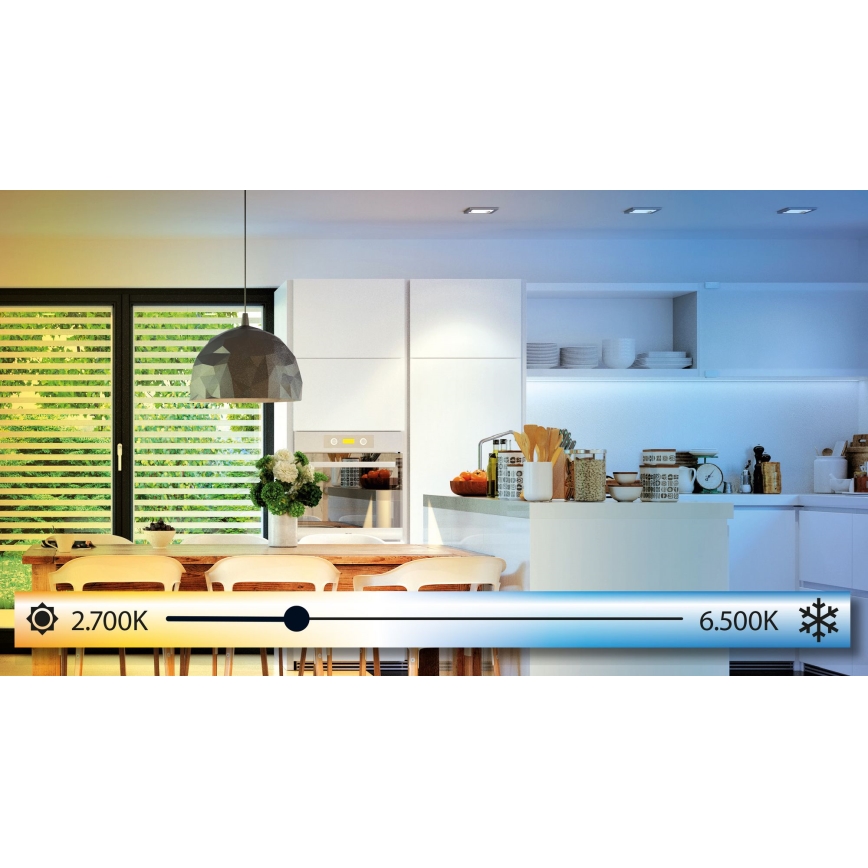 Eglo - LED Prigušiva stropna svjetiljka LED/14W/230V + daljinsko upravljanje