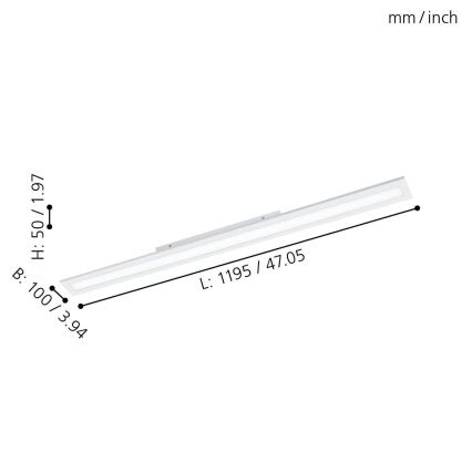 Eglo - LED Prigušivi panel LED/30W/230V + daljinsko upravljanje