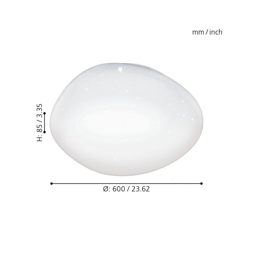 Eglo - LED Prigušiva stropna svjetiljka LED/36W/230V + DU