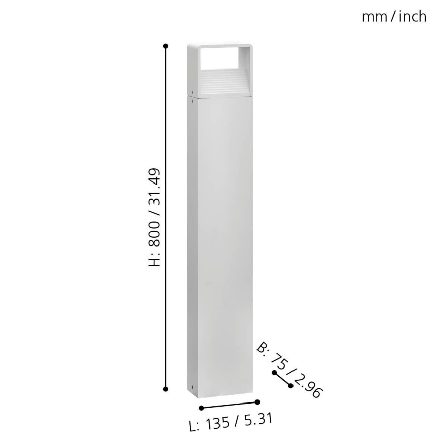 Eglo 98268 - LED Vanjska lampa DONINNI LED/6W/230V IP44