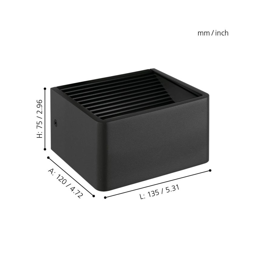 Eglo - LED Vanjska zidna svjetiljka LED/6W/230V IP44