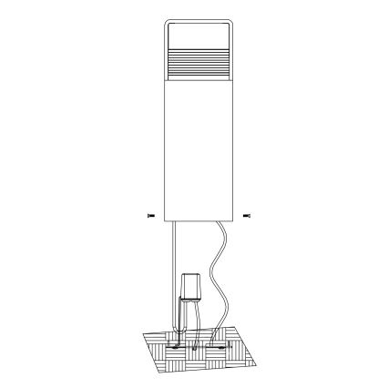 Eglo - LED Vanjska lampa LED/6W/230V IP44