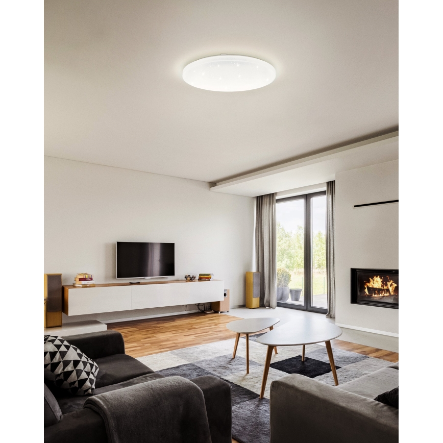 Eglo - LED Prigušiva svjetiljka za kupaonicu LED/12W/230V IP44 + daljinski upravljač