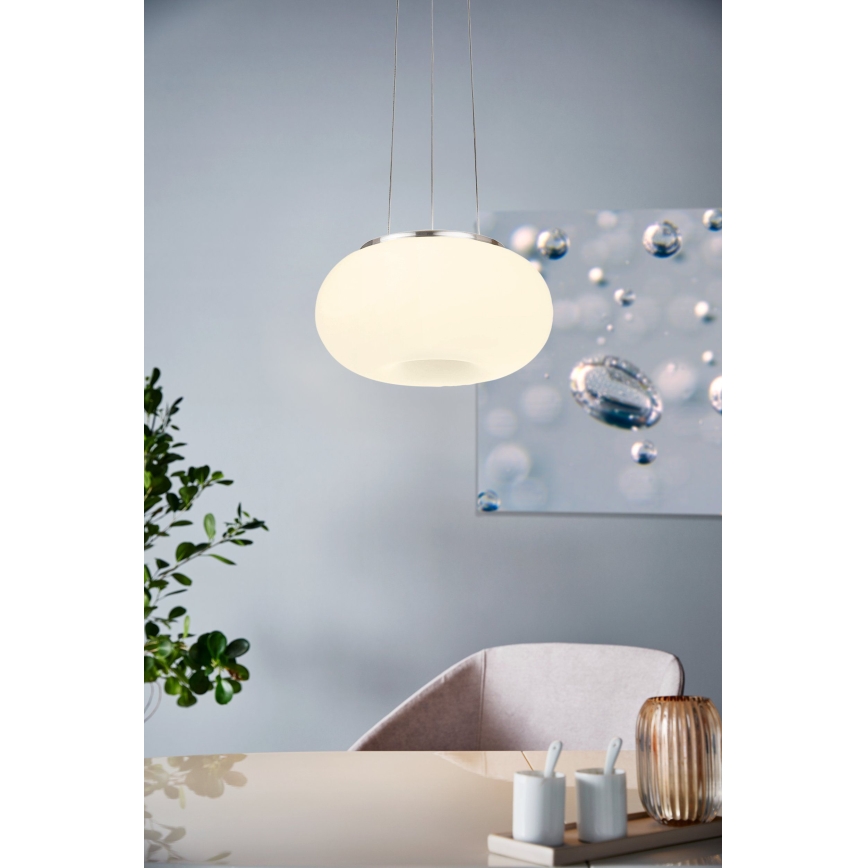 Eglo - LED RGB Dimmabilni luster na užetu OPTICA-C LED/21W/230V promjer 37,5 cm