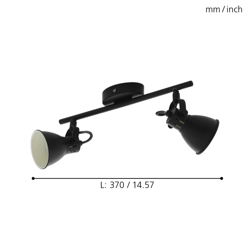 Eglo - LED Reflektorska svjetiljka 2xGU10/3,3W/230V