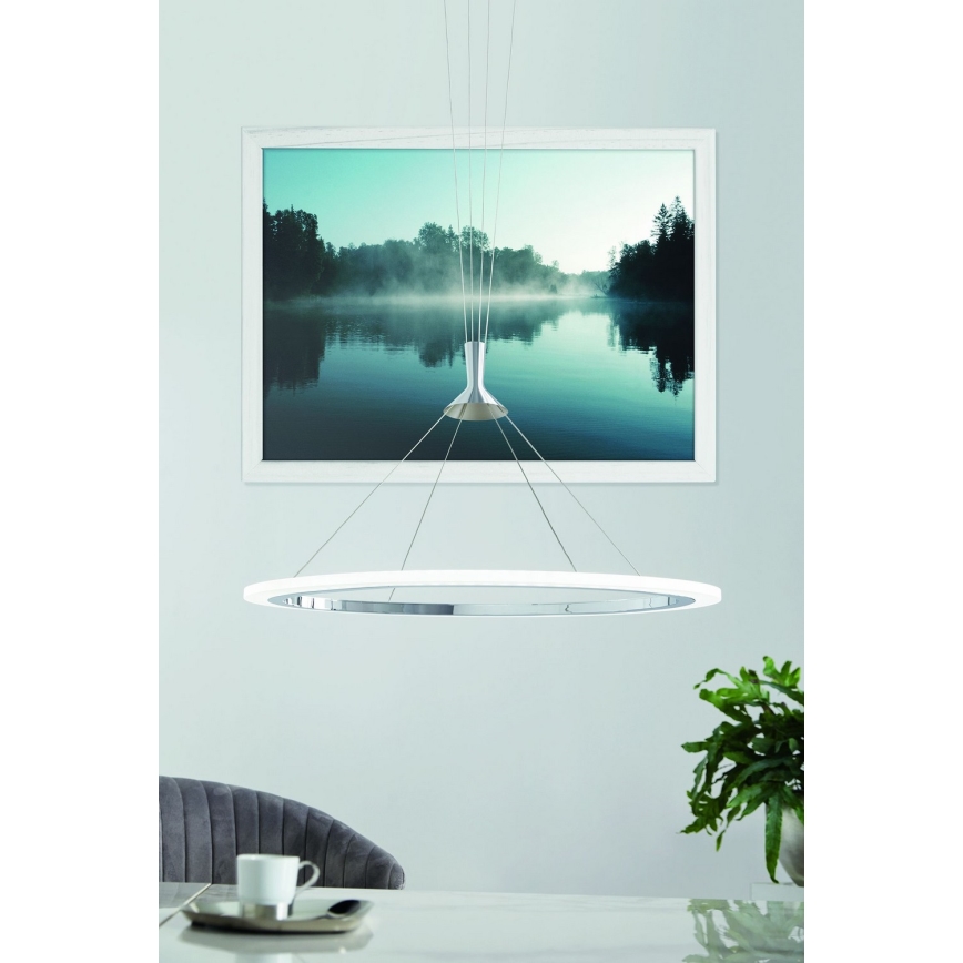 Eglo - LED RGB Prigušivi luster na sajli HORNITOS-C LED/37W/230V + daljinski upravljač
