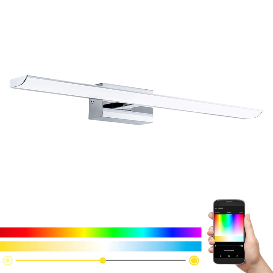 Eglo - LED RGB Dimmabilno kupaonsko svjetlo LED/15,6W/230V IP44 + daljinski upravljač